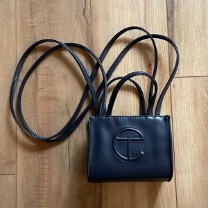 Telfar Purse Small Navy Shopping Bag